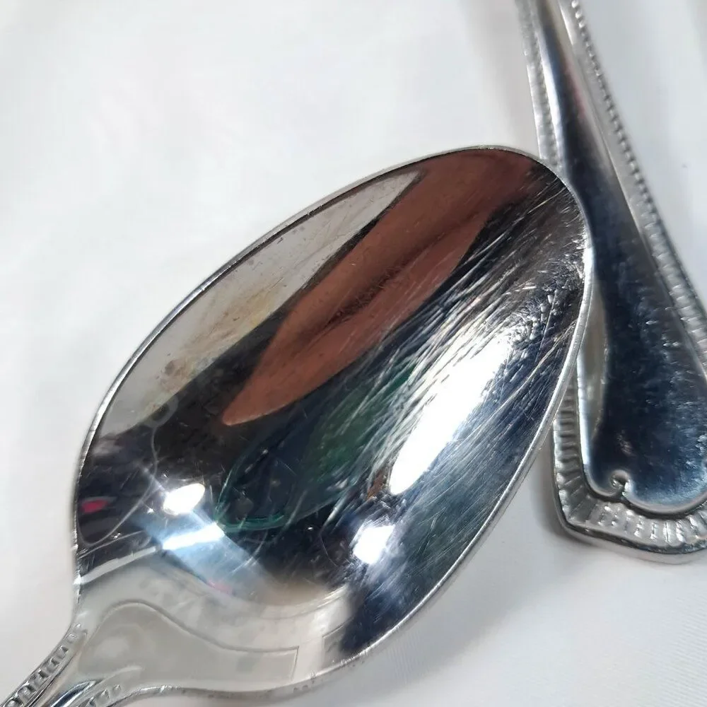 Waterford Somerset SET 4‎ Place Oval Soup Spoon PLS 5P-5 Stainless Vintage